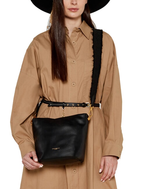 MIREA Sac seau en cuir Noir - Sacs pour Femme
