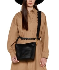 GIANNI CHIARINI MIREA Sac seau en cuir Noir - Sacs pour Femme - 7