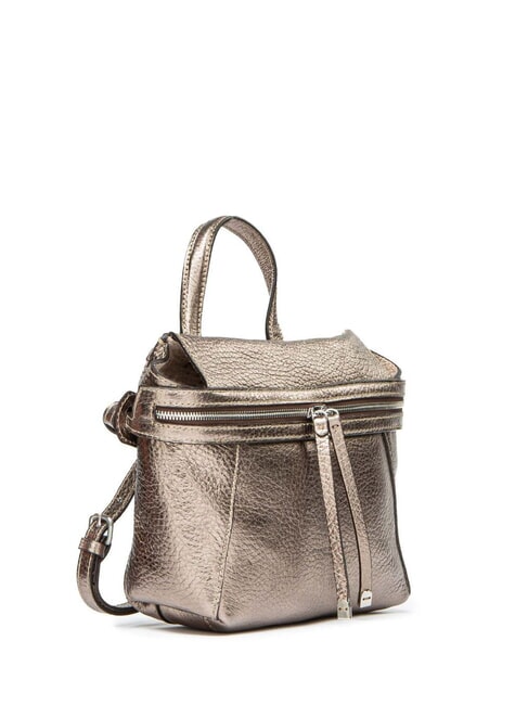 GILDA Sac en cuir double fonction étain - Sacs pour Femme