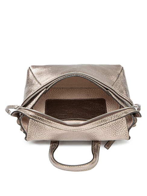 GILDA Sac en cuir double fonction étain - Sacs pour Femme