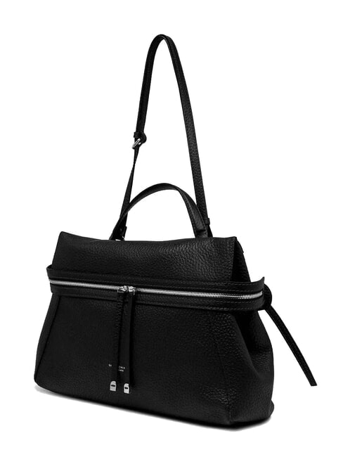 GILDA Sac bandoulière en cuir martelé Noir - Sacs pour Femme