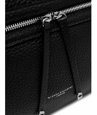 GIANNI CHIARINI GILDA Sac bandoulière en cuir martelé Noir - Sacs pour Femme - 4
