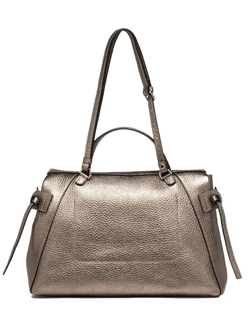 GILDA Sac bandoulière en cuir martelé étain - Sacs pour Femme