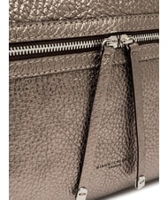 GIANNI CHIARINI GILDA Sac bandoulière en cuir martelé étain - Sacs pour Femme - 4