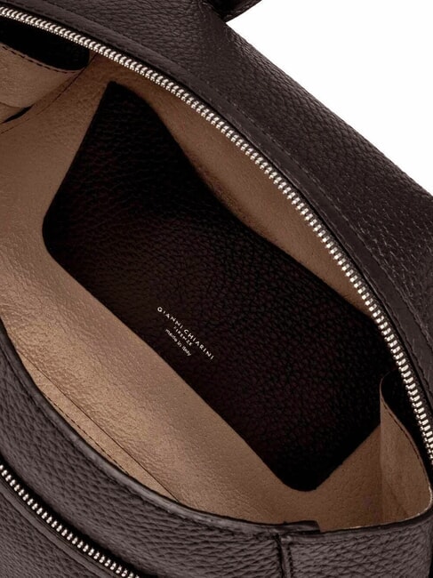 GILDA Sac bandouli&egrave;re en cuir martel&eacute; t.moro - Sacs pour Femme