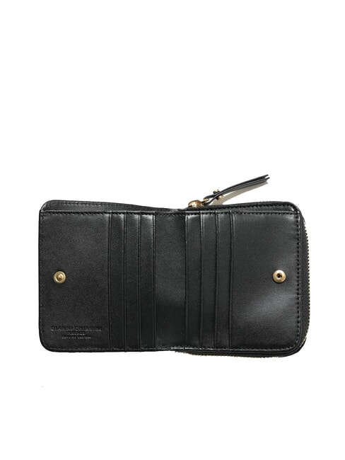 WALLETS VACCHETTA CALF Petit portefeuille en cuir lisse Noir - Portefeuilles Femme