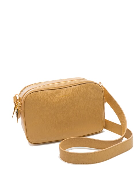 ALPHA Sacoche pour appareil photo en cuir martelé beige frais - Sacs pour Femme