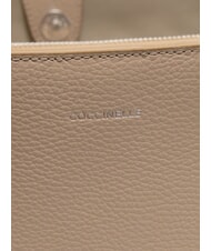 COCCINELLE SWAP Sac fourre-tout en cuir martelé rose poudré - Sacs pour Femme - 5