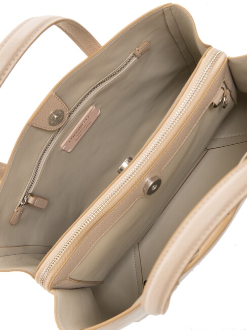 SWAP Sac fourre-tout en cuir martelé rose poudré - Sacs pour Femme