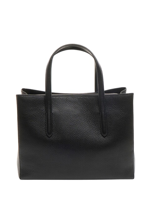 SWAP Sac fourre-tout en cuir martelé Noir - Sacs pour Femme