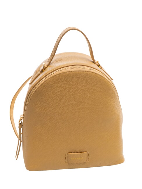 VOILE Mini sac à dos en cuir martelé beige frais - Sacs pour Femme