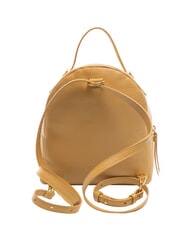 COCCINELLE VOILE Mini sac à dos en cuir martelé beige frais - Sacs pour Femme - 4