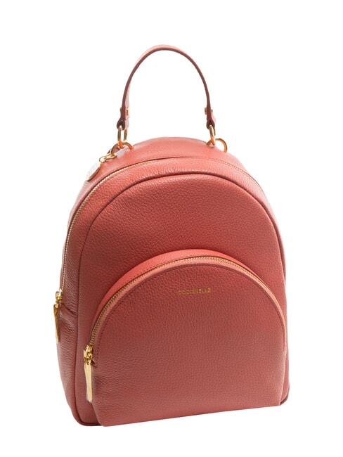 ALPHA Sac à dos en cuir martelé avec poche pot - Sacs pour Femme