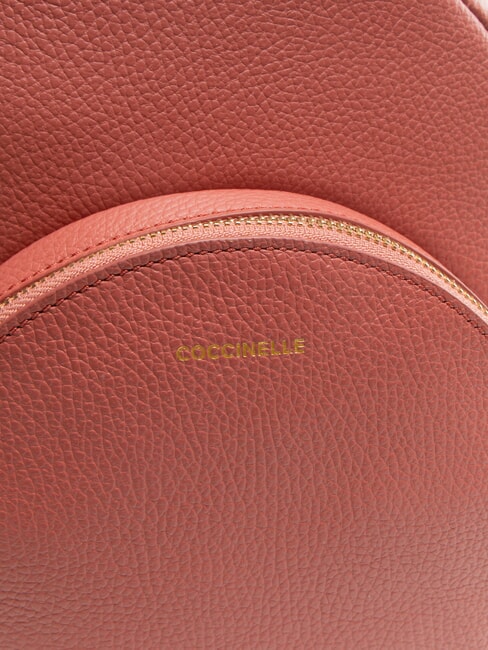 ALPHA Sac à dos en cuir martelé avec poche pot - Sacs pour Femme