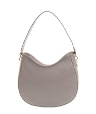 COCCINELLE ALPHA Sac bandoulière en cuir martelé gris clair - Sacs pour Femme - 3