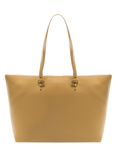 ALPHA Sac shopping en cuir martelé beige frais - Sacs pour Femme