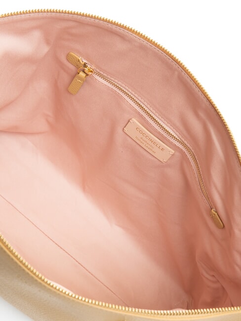 ALPHA Sac shopping en cuir martelé beige frais - Sacs pour Femme