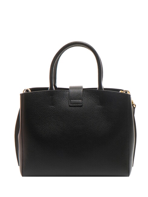 ALBA Sac fourre-tout en cuir martelé Noir - Sacs pour Femme