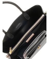 COCCINELLE ALBA Sac fourre-tout en cuir martelé Noir - Sacs pour Femme - 7