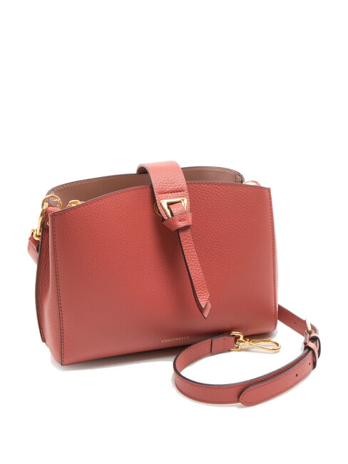 ALBA Sac bandouli&egrave;re en cuir martel&eacute; pot - Sacs pour Femme