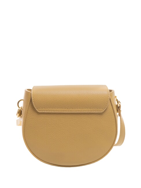 ALPHA Mini sac à bandoulière en cuir martelé beige frais - Sacs pour Femme