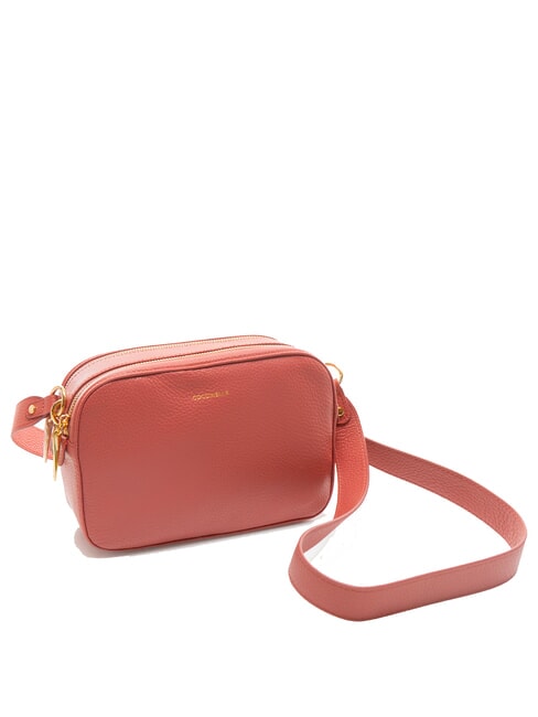 ALPHA Sacoche pour appareil photo en cuir martel&eacute; pot - Sacs pour Femme