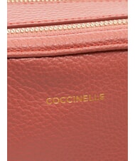 COCCINELLE ALPHA Sacoche pour appareil photo en cuir martel&eacute; pot - Sacs pour Femme - 3