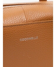 COCCINELLE SWAP Sac cartable en cuir martelé CUIR - Sacs pour Femme - 5