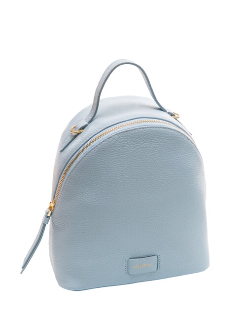 VOILE Mini sac à dos en cuir martelé brume bleue - Sacs pour Femme