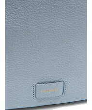 COCCINELLE VOILE Mini sac à dos en cuir martelé brume bleue - Sacs pour Femme - 3