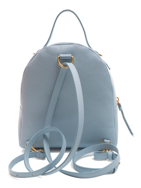 VOILE Mini sac à dos en cuir martelé brume bleue - Sacs pour Femme