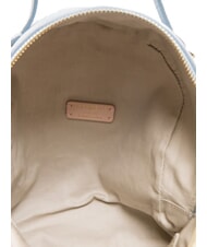 COCCINELLE VOILE Mini sac à dos en cuir martelé brume bleue - Sacs pour Femme - 5