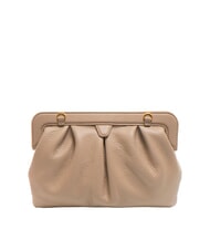COCCINELLE DILETTA SOFT Pochette en cuir martelé rose poudré - Sacs pour Femme - 3