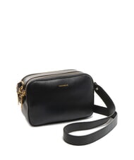 COCCINELLE ALPHA Sacoche pour appareil photo en cuir martel&eacute; Noir - Sacs pour Femme - 2