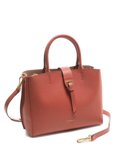 ALBA Sac fourre-tout en cuir martelé pot - Sacs pour Femme