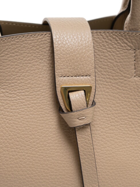 ALBA Sac fourre-tout en cuir martelé rose poudré - Sacs pour Femme