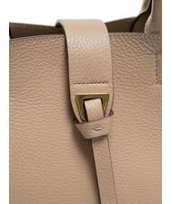 COCCINELLE ALBA Sac fourre-tout en cuir martelé rose poudré - Sacs pour Femme - 3