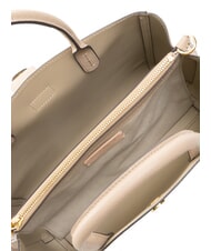 COCCINELLE ALBA Sac fourre-tout en cuir martelé rose poudré - Sacs pour Femme - 6