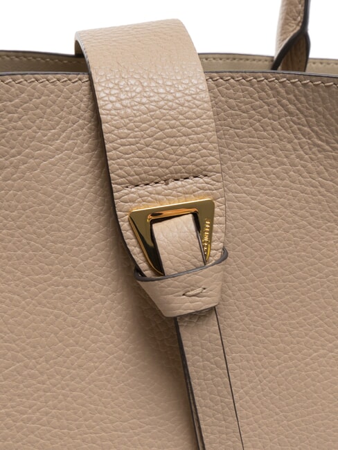 ALBA Sac bandoulière en cuir martelé rose poudré - Sacs pour Femme