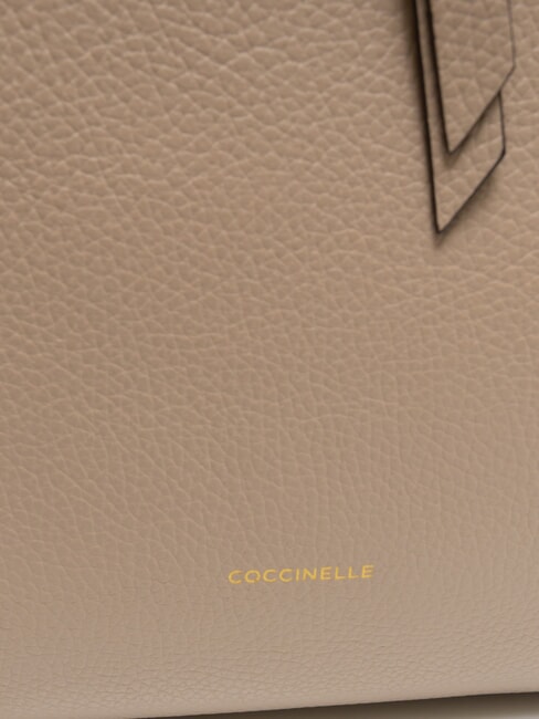 ALBA Sac bandoulière en cuir martelé rose poudré - Sacs pour Femme