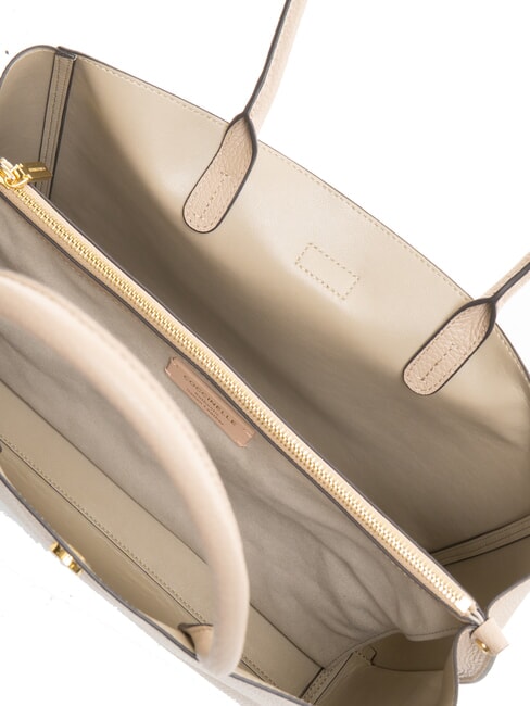 ALBA Sac bandoulière en cuir martelé rose poudré - Sacs pour Femme