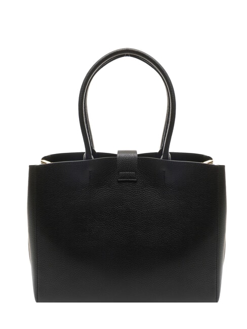 ALBA Sac bandoulière en cuir martelé Noir - Sacs pour Femme