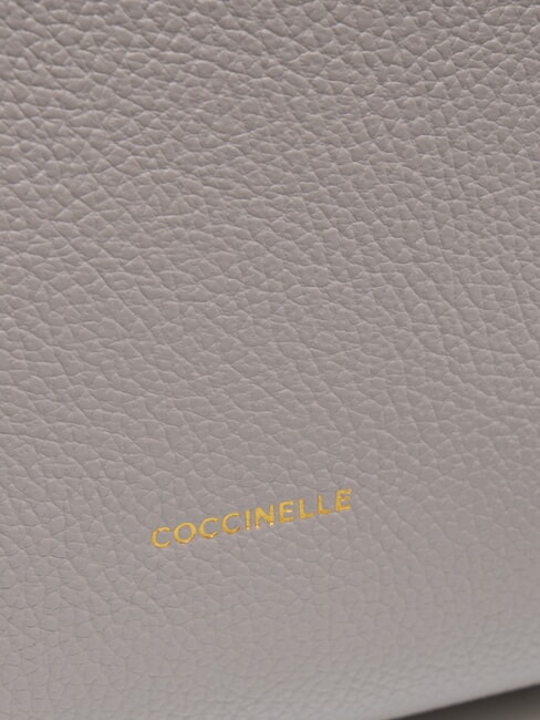 KLICHE Sac en cuir avec bandoulière gris clair - Sacs pour Femme