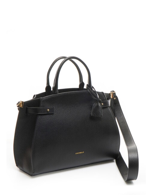 KLICHE Sac en cuir avec bandoulière Noir - Sacs pour Femme