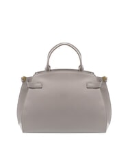 COCCINELLE KLICHE Sac à main en cuir martelé gris clair - Sacs pour Femme - 3