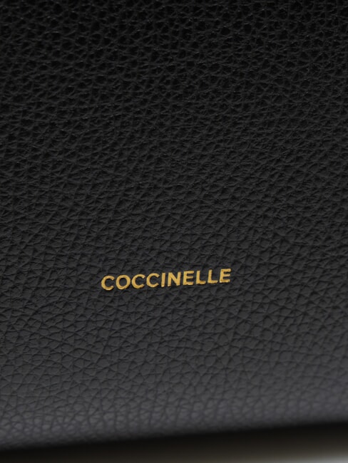 KLICHE Sac à main en cuir martelé Noir - Sacs pour Femme