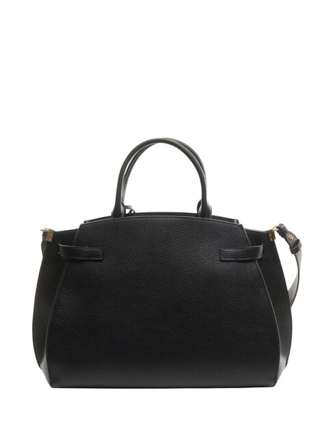 KLICHE Sac à main en cuir martelé Noir - Sacs pour Femme