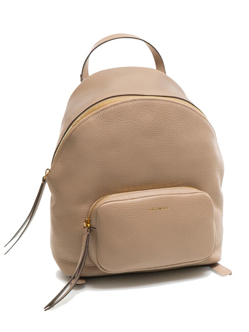 JEN Sac à dos en cuir martelé rose poudré - Sacs pour Femme