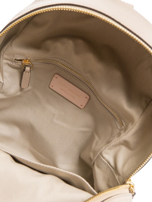 JEN Sac à dos en cuir martelé rose poudré - Sacs pour Femme