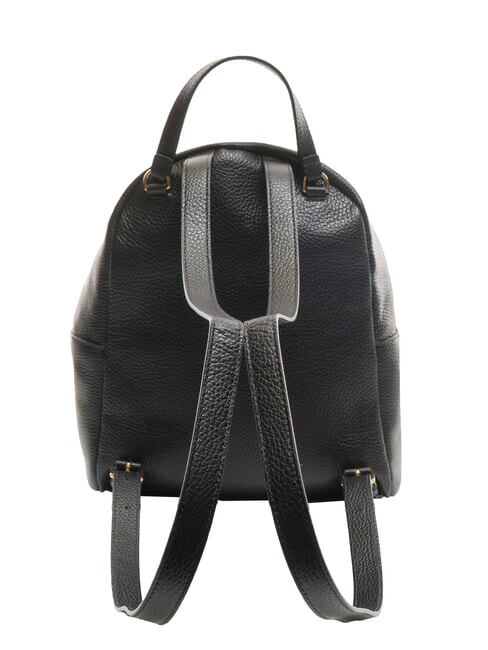 JEN Sac à dos en cuir martelé Noir - Sacs pour Femme